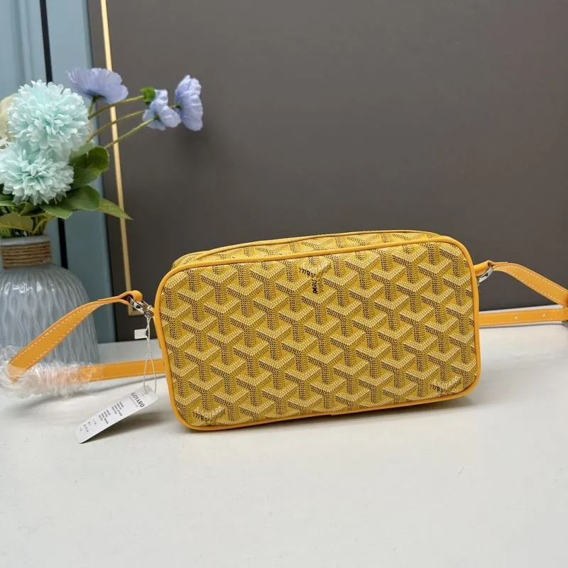 Goyard Yellow Camera Crossbody Bag 433 - Image 3