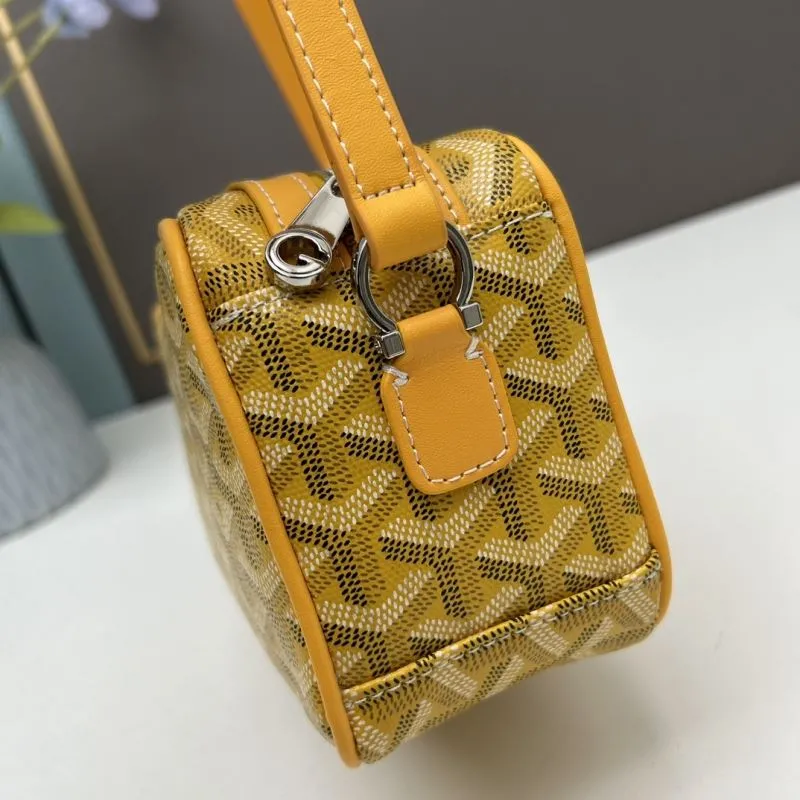 Goyard Yellow Camera Crossbody Bag 433 - Image 6