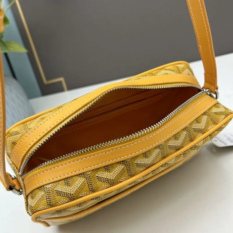 Goyard Yellow Camera Crossbody Bag 433 - Image 7