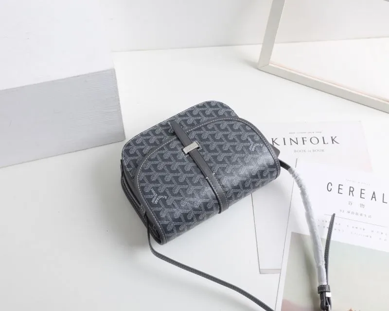 Goyard Gray Satchel Crossbody Bag 435 - Image 6