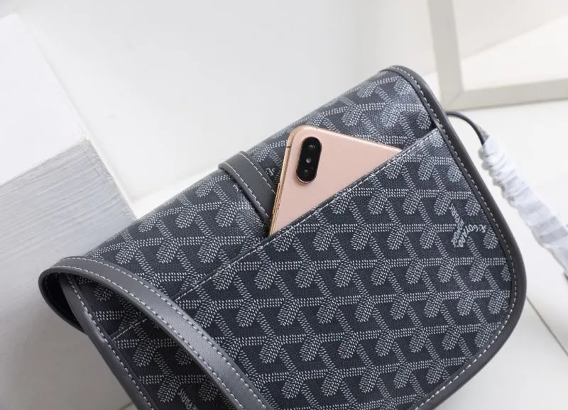 Goyard Gray Satchel Crossbody Bag 435 - Image 7