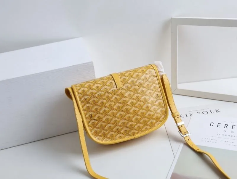 Goyard Yellow Satchel Crossbody Bag 436 - Image 3