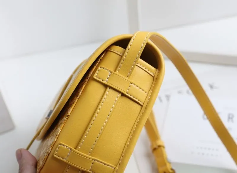 Goyard Yellow Satchel Crossbody Bag 436 - Image 5