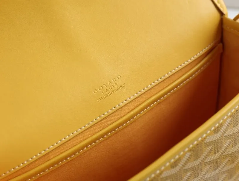 Goyard Yellow Satchel Crossbody Bag 436 - Image 8