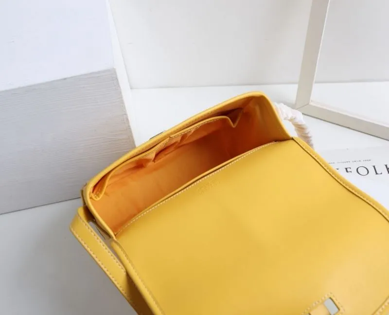 Goyard Yellow Satchel Crossbody Bag 436 - Image 9