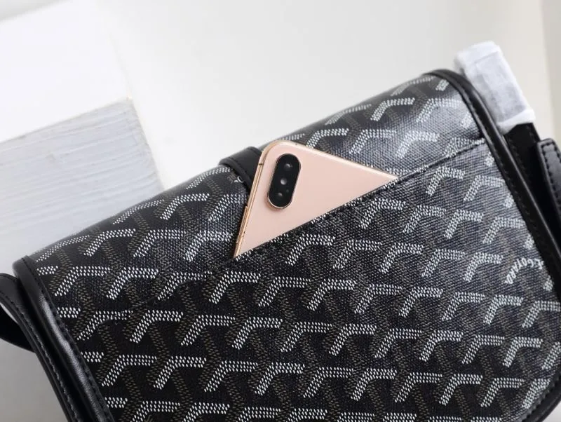 Goyard Black Crossbody Saddle Bag 437 - Image 4