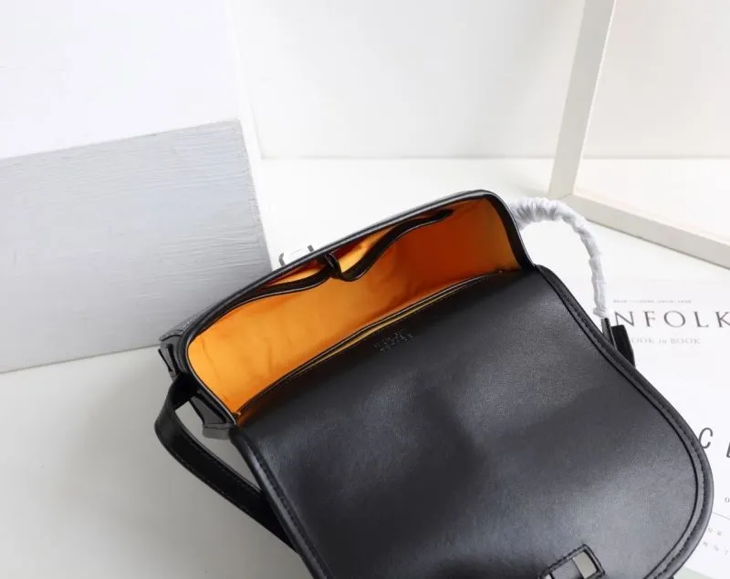 Goyard Black Crossbody Saddle Bag 437 - Image 9