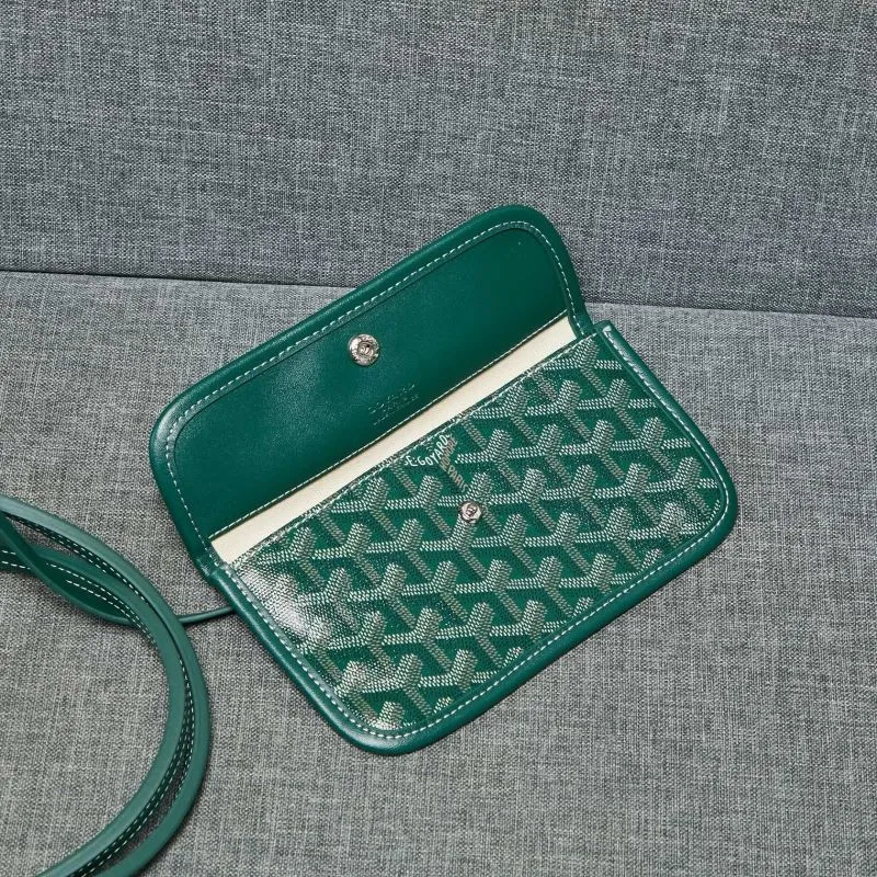 Goyard Green Tote Bag with Pouch - Image 7