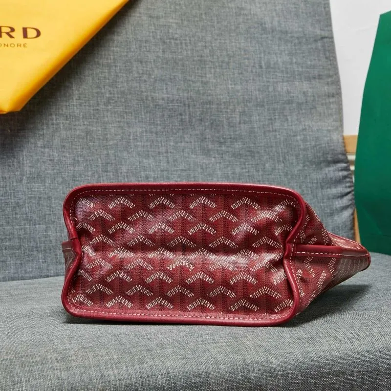 Goyard Red Tote Bag with Small Pouch - Image 5