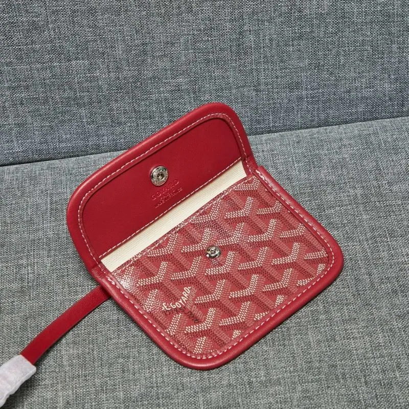 Goyard Red Tote Bag with Small Pouch - Image 7
