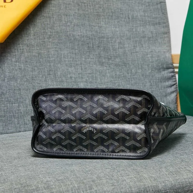 Goyard Black Mini Tote Bag with Pouch - Image 5