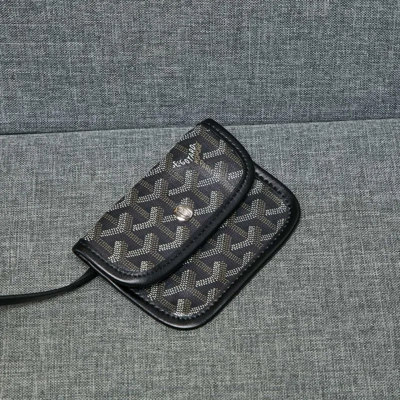 Goyard Black Mini Tote Bag with Pouch - Image 6