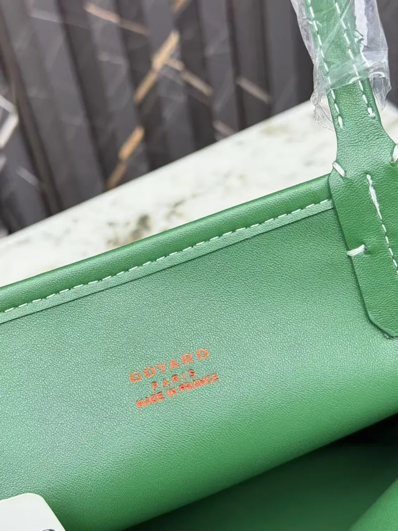 Goyard Green Tote Bag with Small Pouch No.9 - Image 6