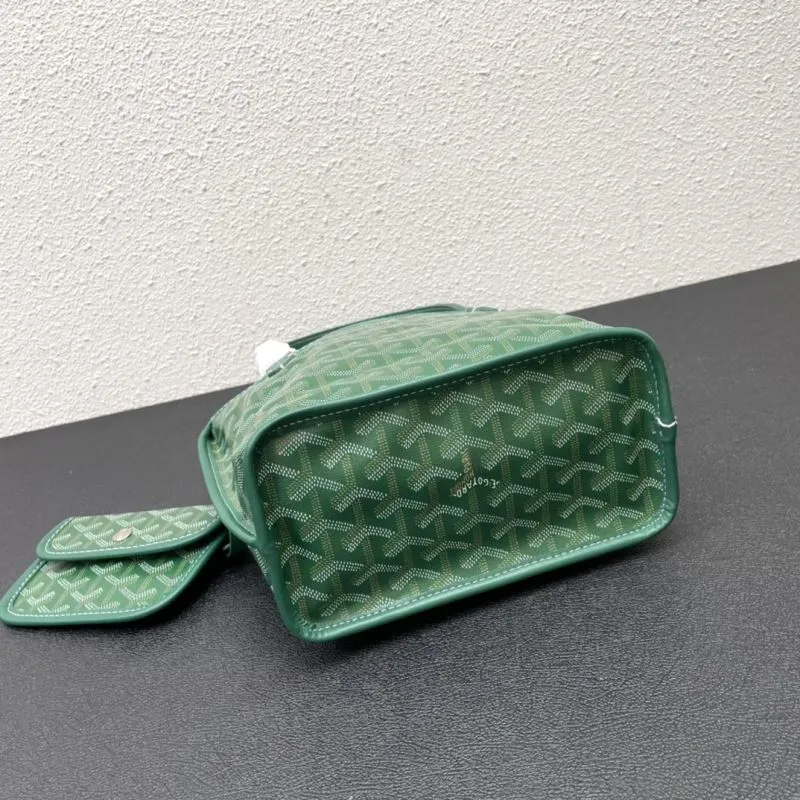 Goyard Small Green Tote Bag with Pouch - Image 4