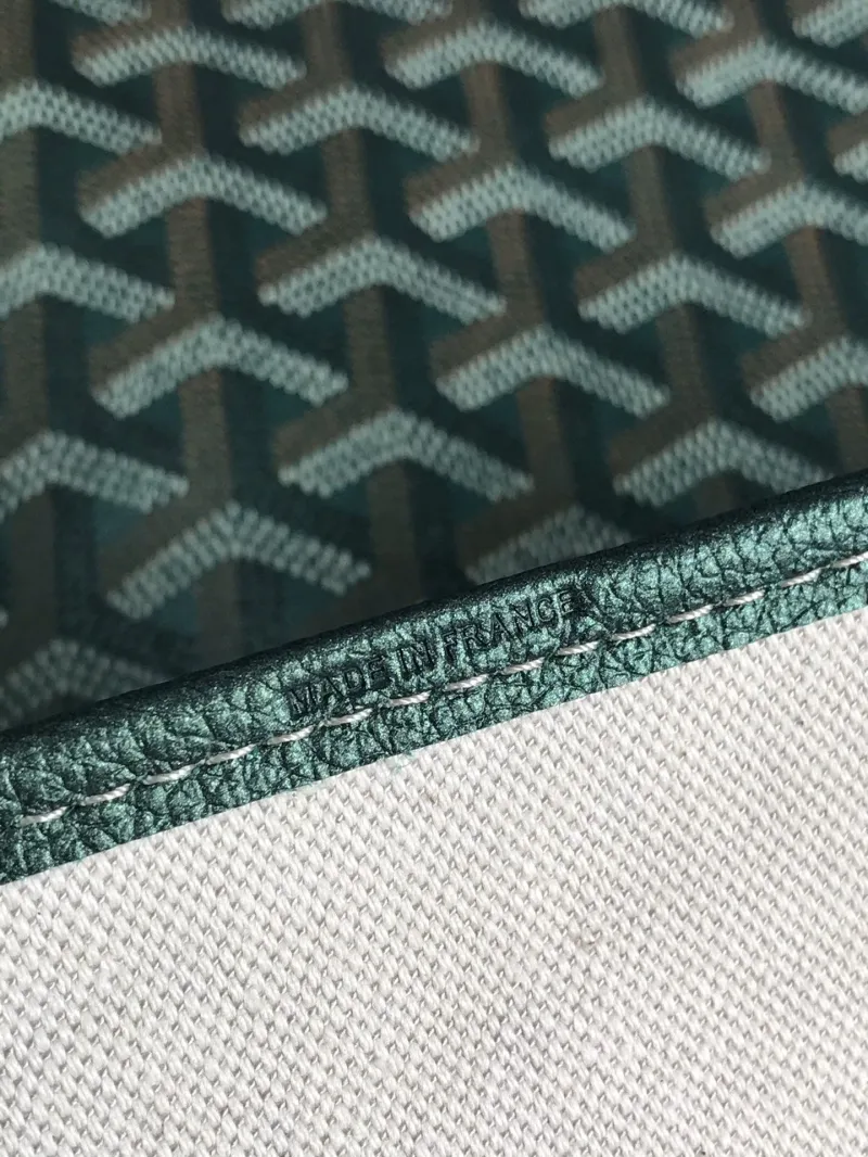 Goyard Green Shopping Tote Bag With Pouch - Image 7