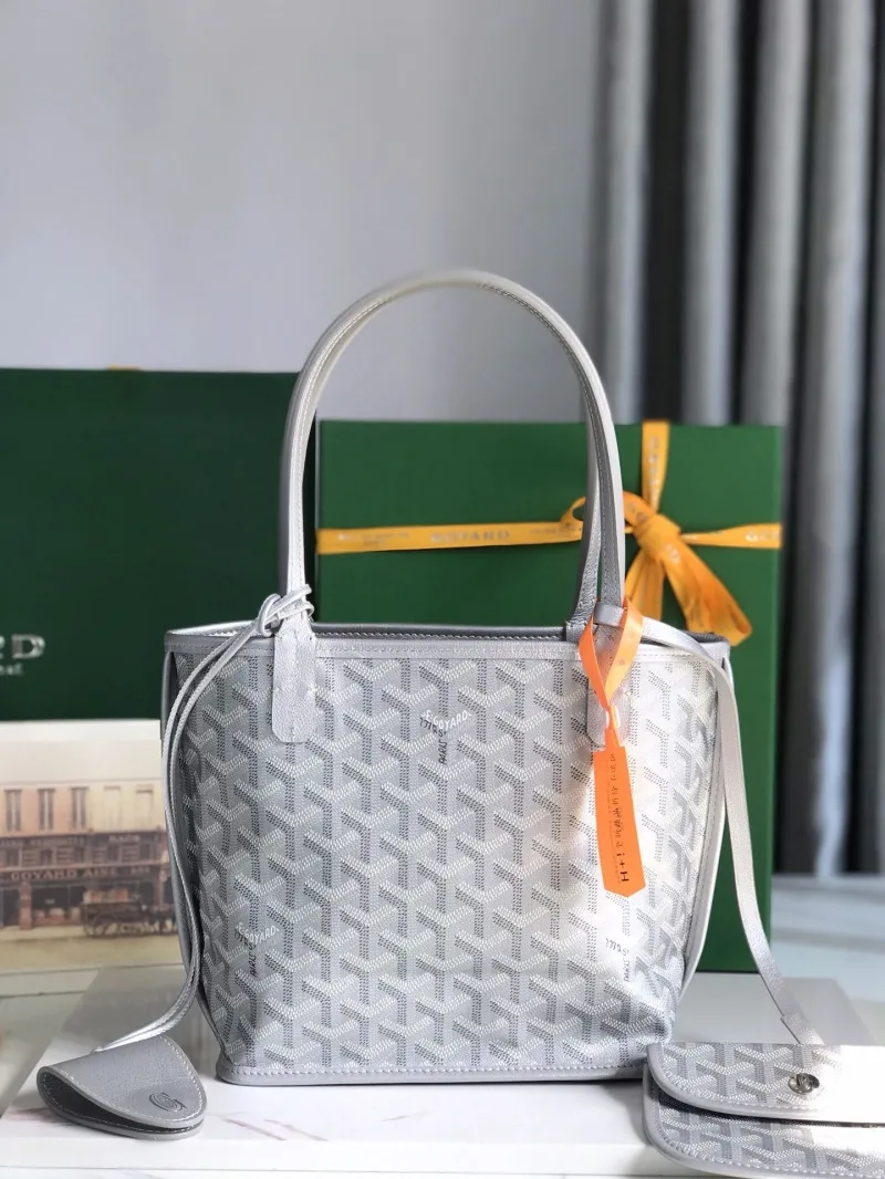 Goyard Silver 28 Tote Bag