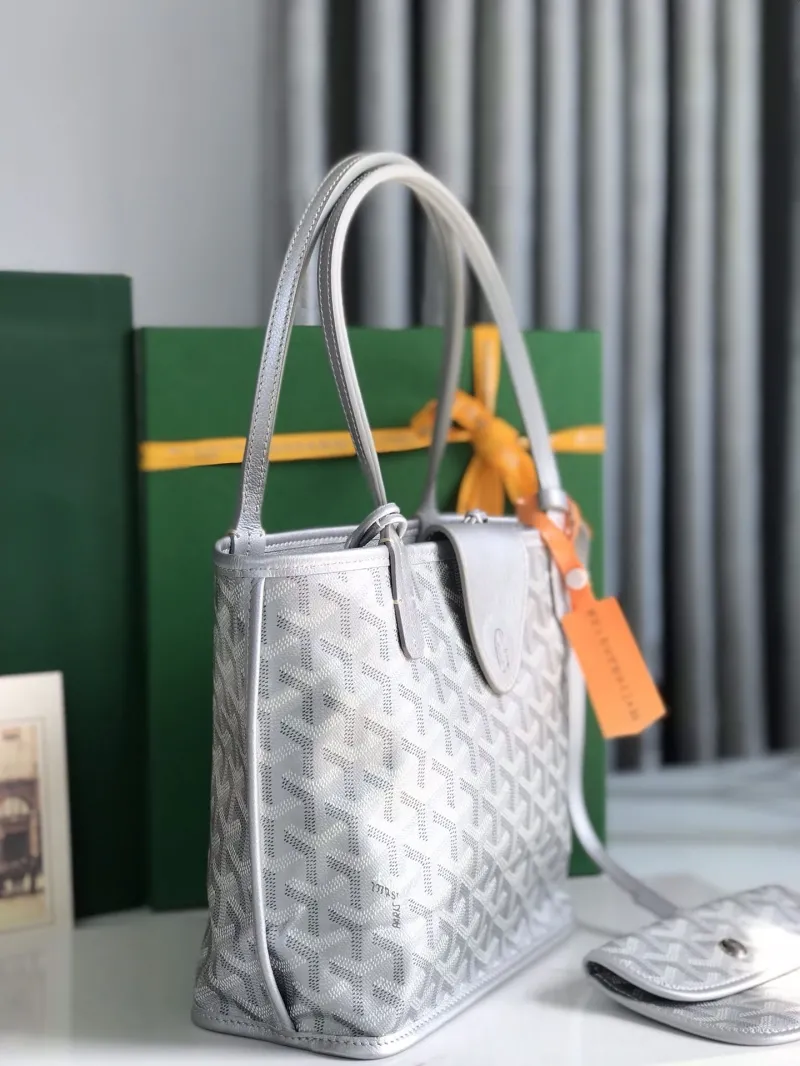 Alternative view of Goyard Silver 28 Tote Bag