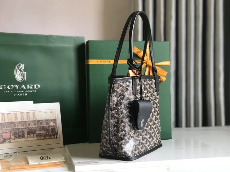Alternative view of Goyard Black Tote Shoulder Bag