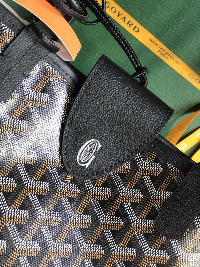 Goyard Black Tote Shoulder Bag - Image 4