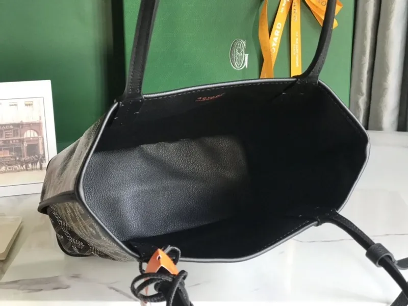 Goyard Black Tote Shoulder Bag - Image 6