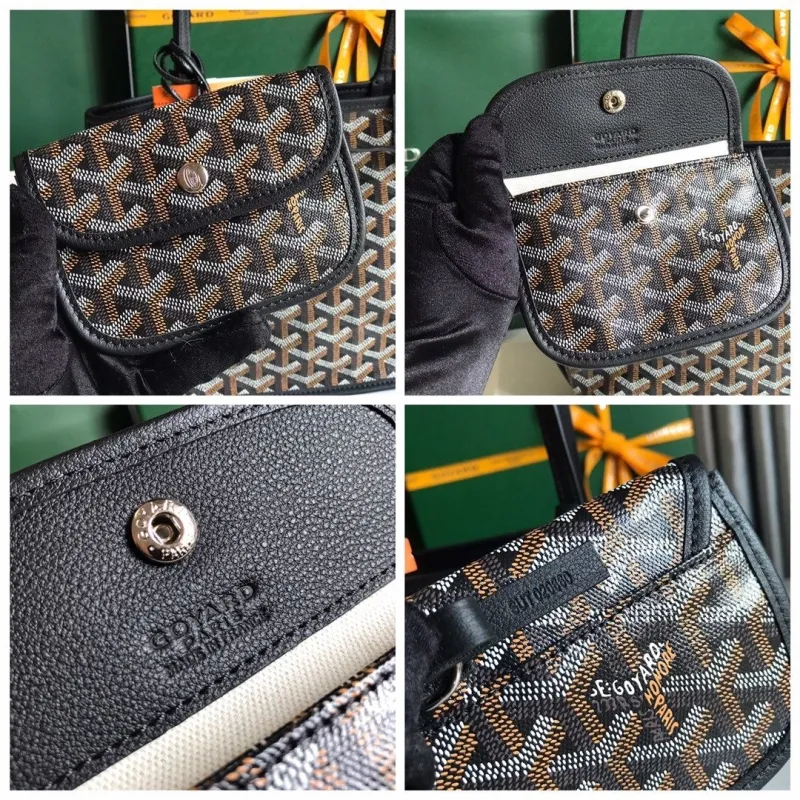 Goyard Black Tote Shoulder Bag - Image 9