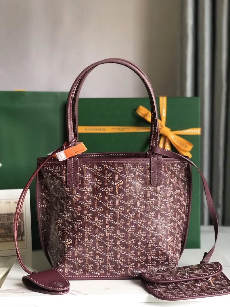 Goyard Burgundy Tote Bag 32