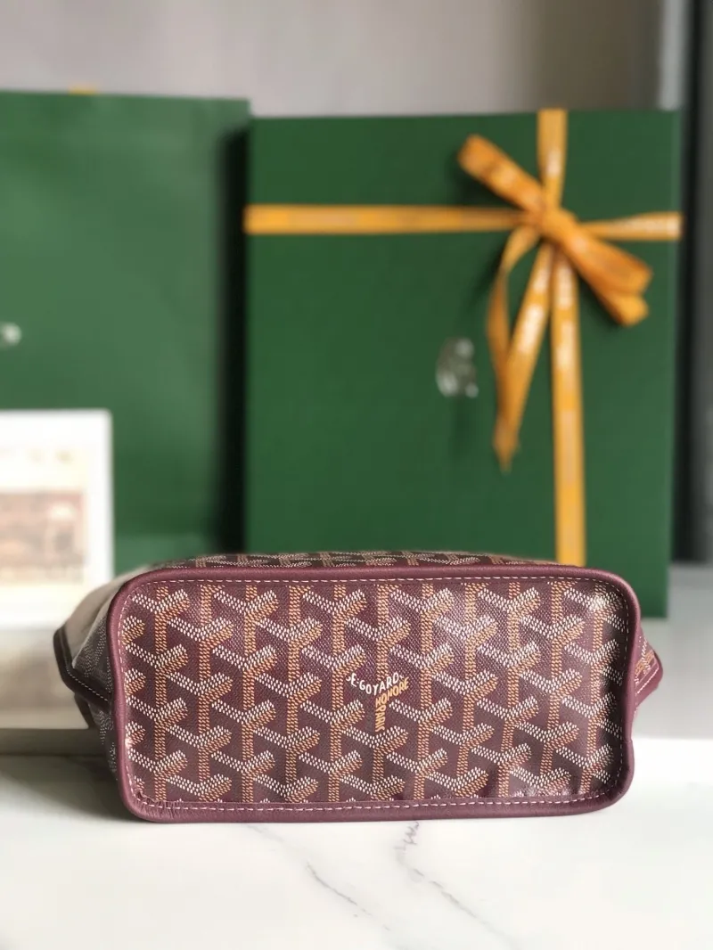 Goyard Burgundy Tote Bag 32 - Image 3