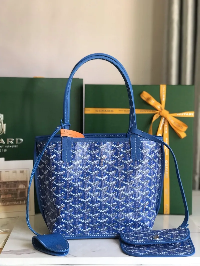 Goyard Blue Tote Shopping Bag
