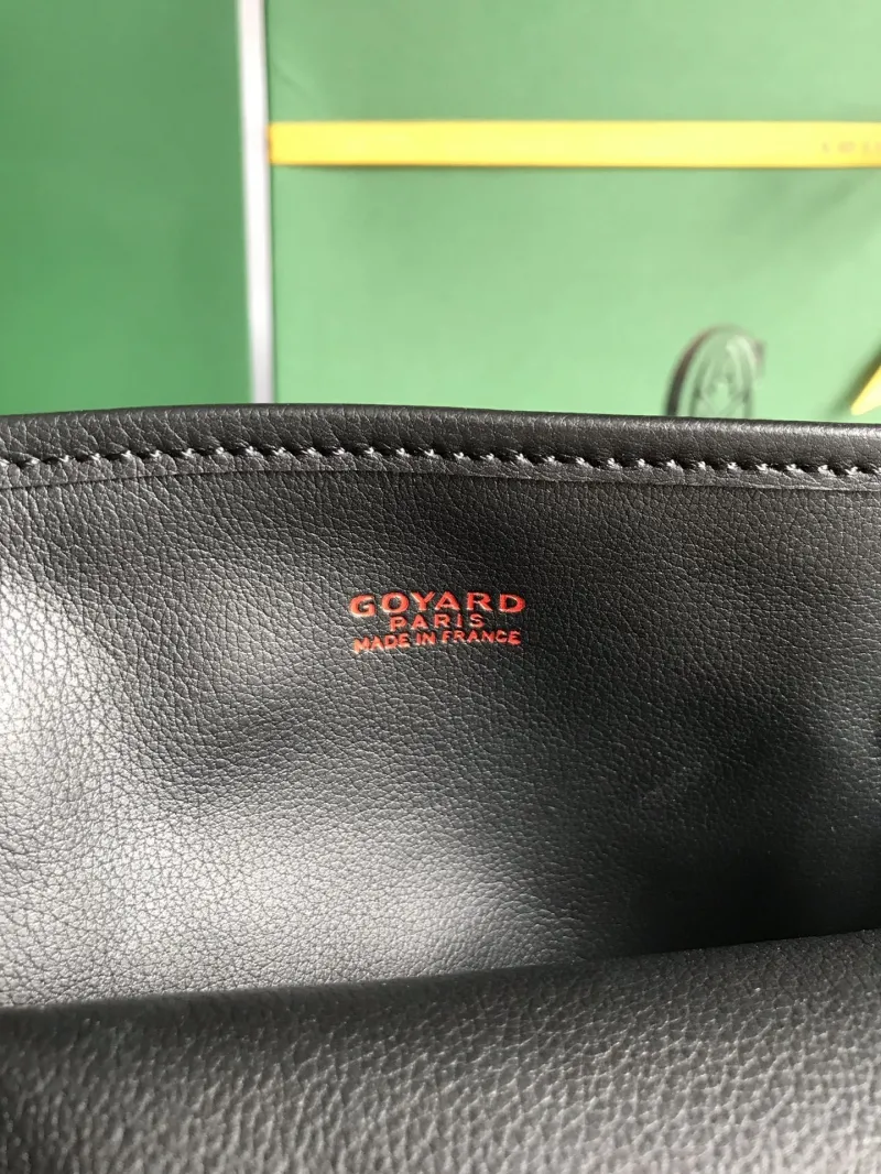 Goyard Black Shopping Tote Bag with Pouch - Image 7