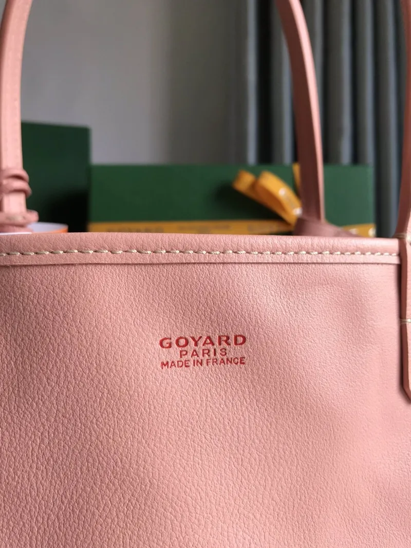 Goyard Pink Small Tote Bag with Pouch - Image 4