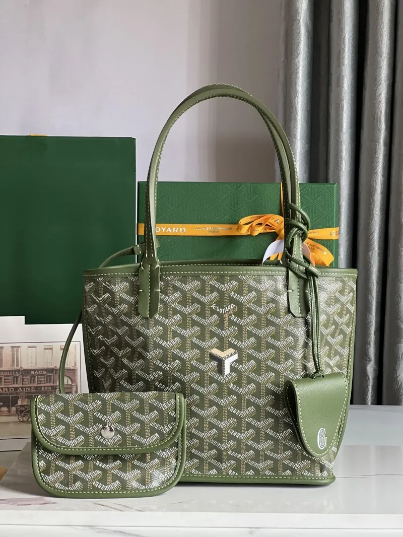 Goyard Olive Green Tote Shopping Bag 42