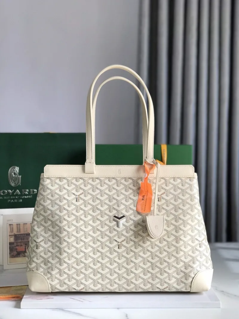 Goyard Cream Luxury Tote Bag