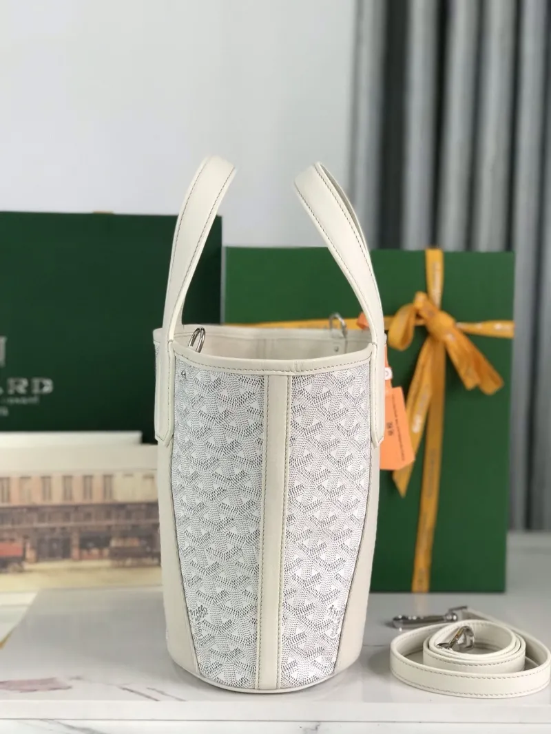 Alternative view of Goyard White Bucket Tote Bag