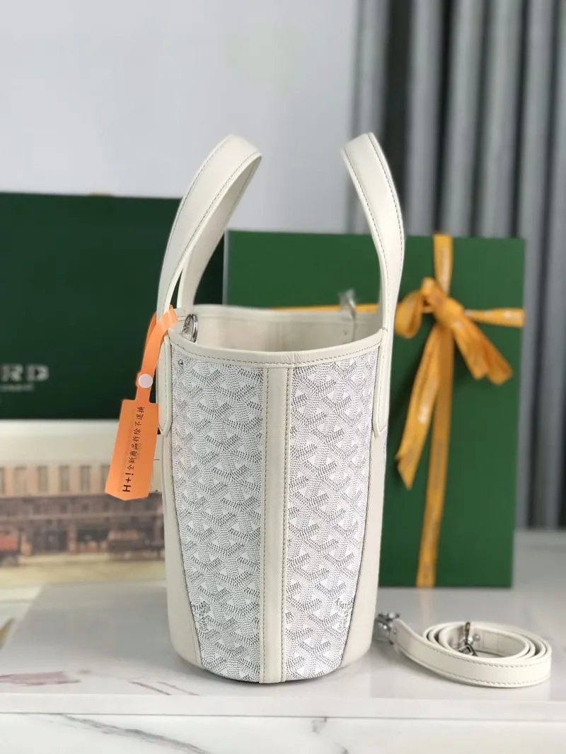Alternative view of Goyard White Bucket Tote Bag