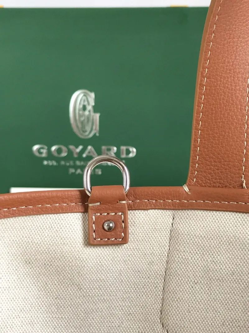 Goyard Brown Black Bucket Shoulder Bag - Image 7