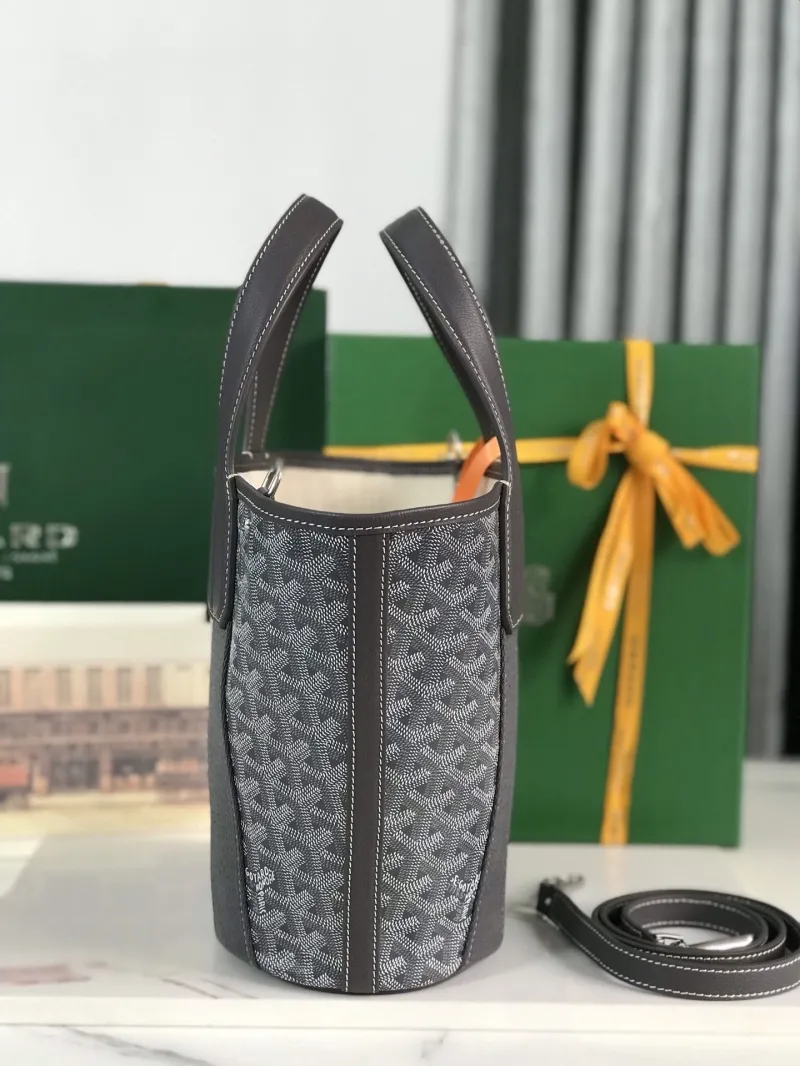 Alternative view of Goyard Dark Gray Bucket Shoulder Handbag
