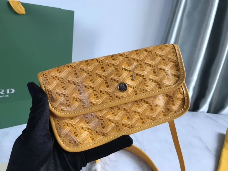 Goyard Yellow Tote Bag with Small Pouch - Image 8