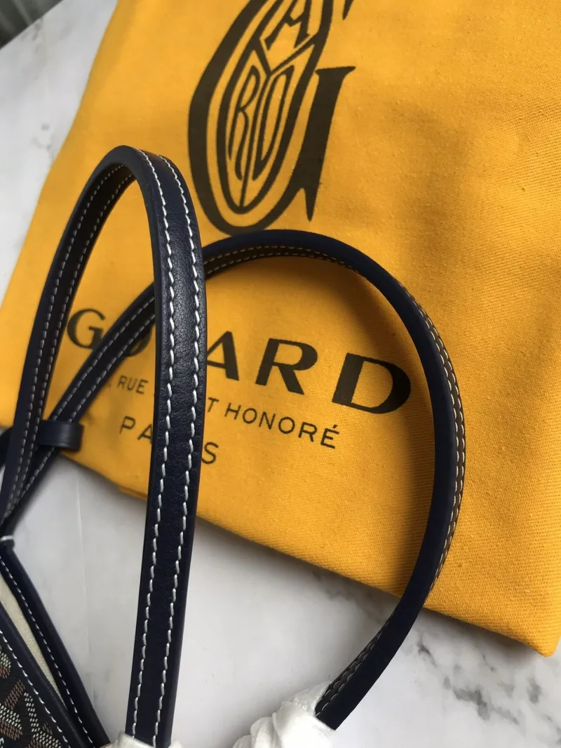 Goyard Dark Gray Tote Bag with Pouch - Image 7