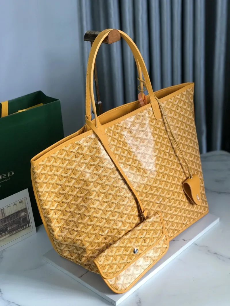 Goyard Yellow Shopping Tote Bag - Image 5