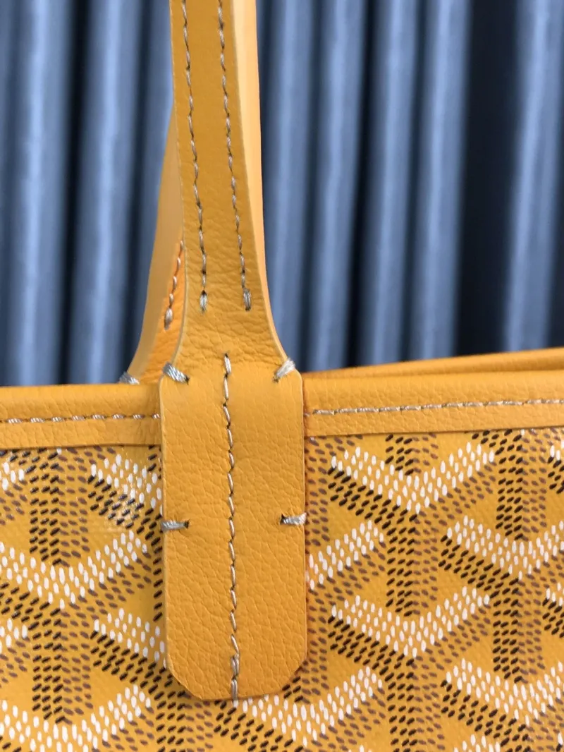 Goyard Yellow Shopping Tote Bag - Image 6
