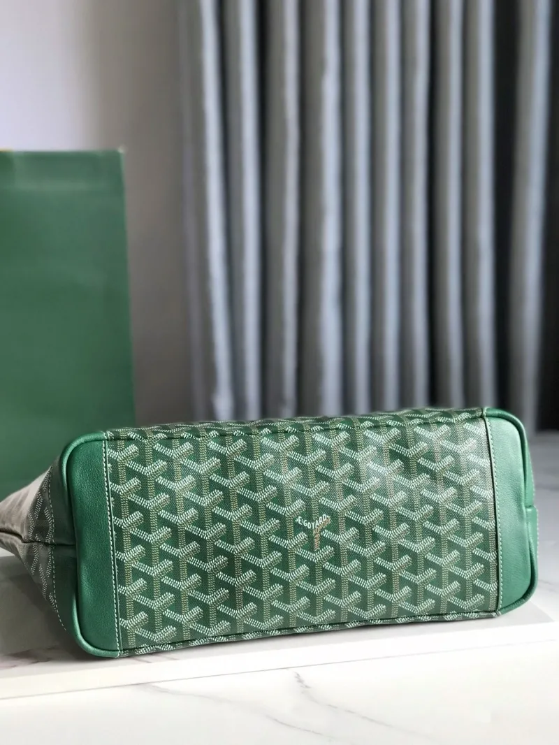 Goyard Green Tote Shopping Bag - Image 3