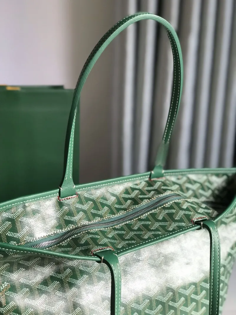 Goyard Green Tote Shopping Bag - Image 4