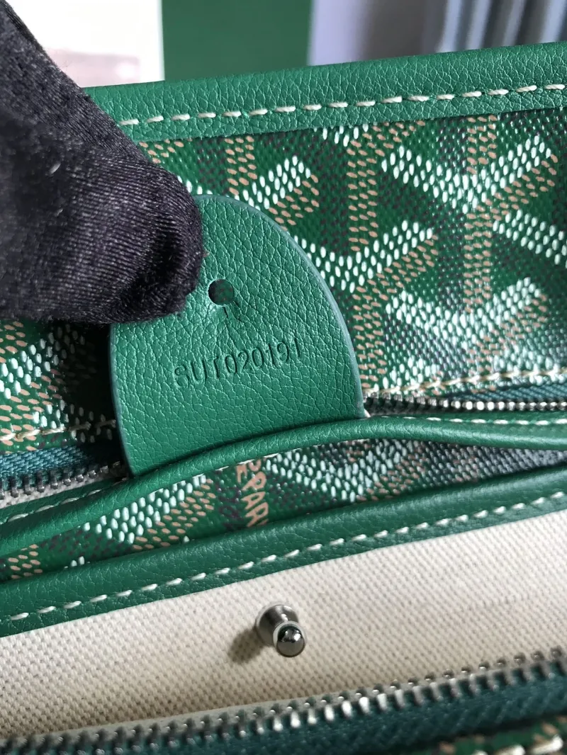 Goyard Green Tote Shopping Bag - Image 9