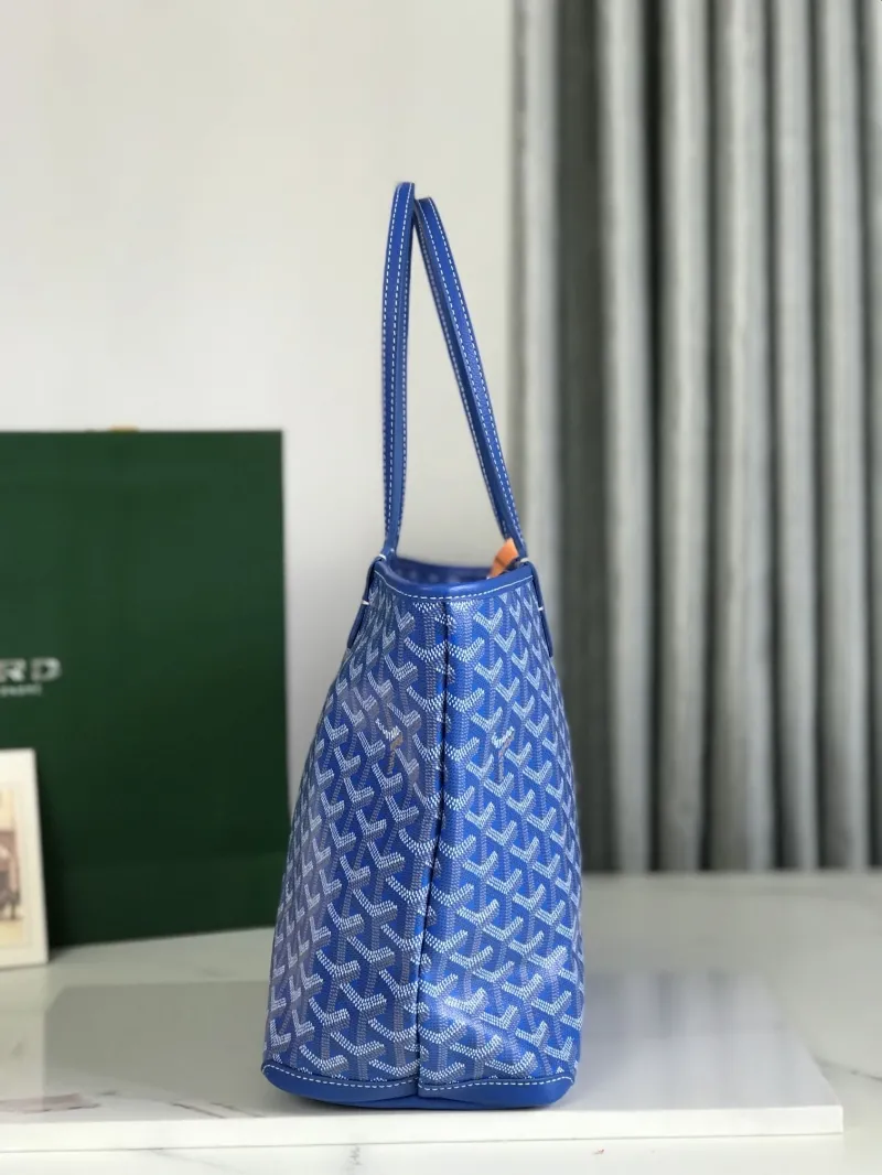 Goyard Blue Tote Bag 94 - Image 3
