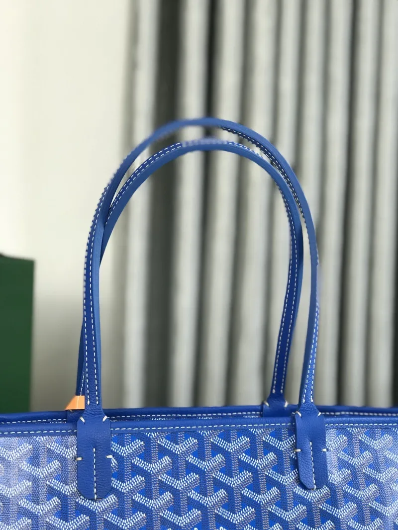 Goyard Blue Tote Bag 94 - Image 4