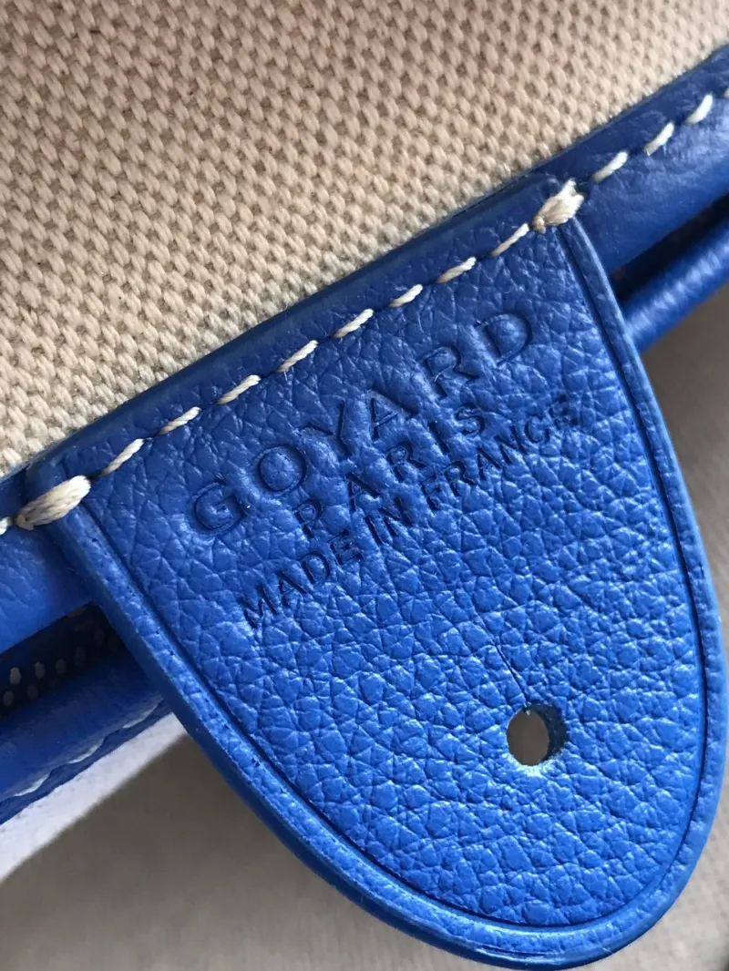 Goyard Blue Tote Bag 94 - Image 7