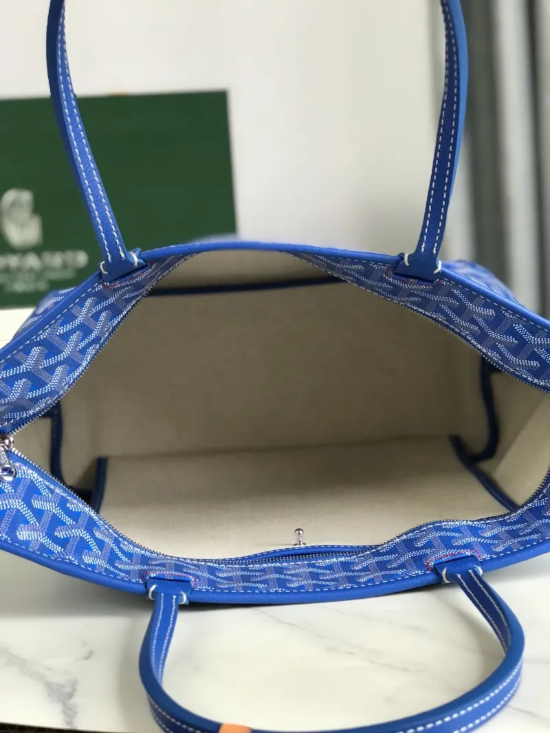 Goyard Blue Tote Bag 94 - Image 8