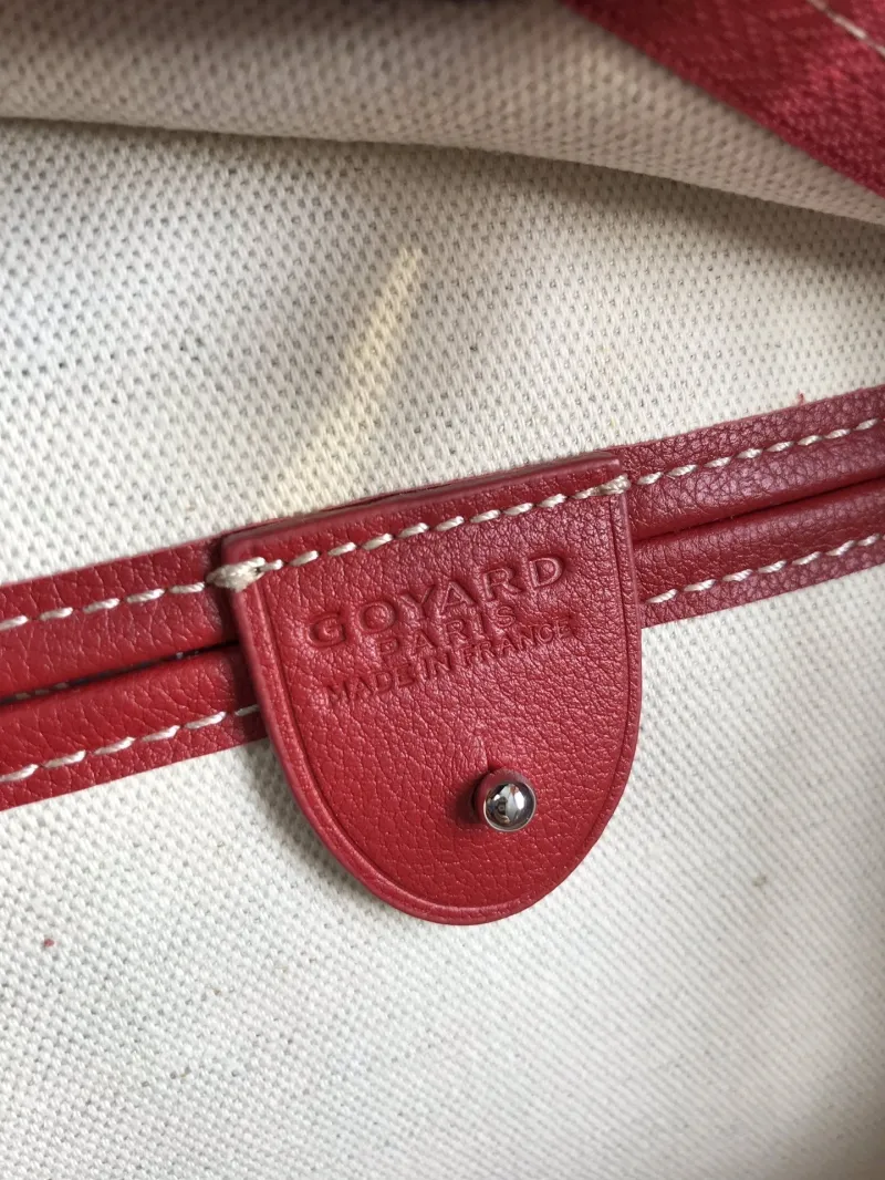Goyard Red Shopping Tote Bag - Image 7