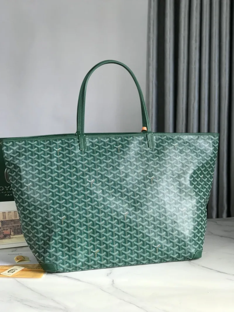 Goyard Green Shopping Tote Bag 106 - Image 3