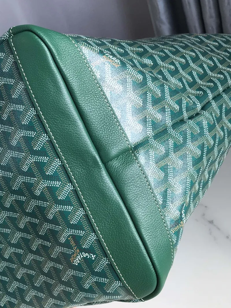 Goyard Green Shopping Tote Bag 106 - Image 5